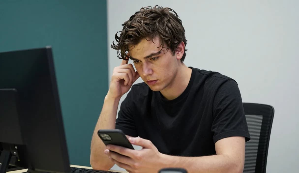 A money transfer for a dubbing artist on a phone