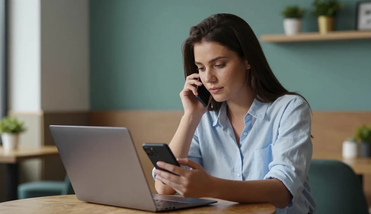 A money transfer for a freelancer on a phone
