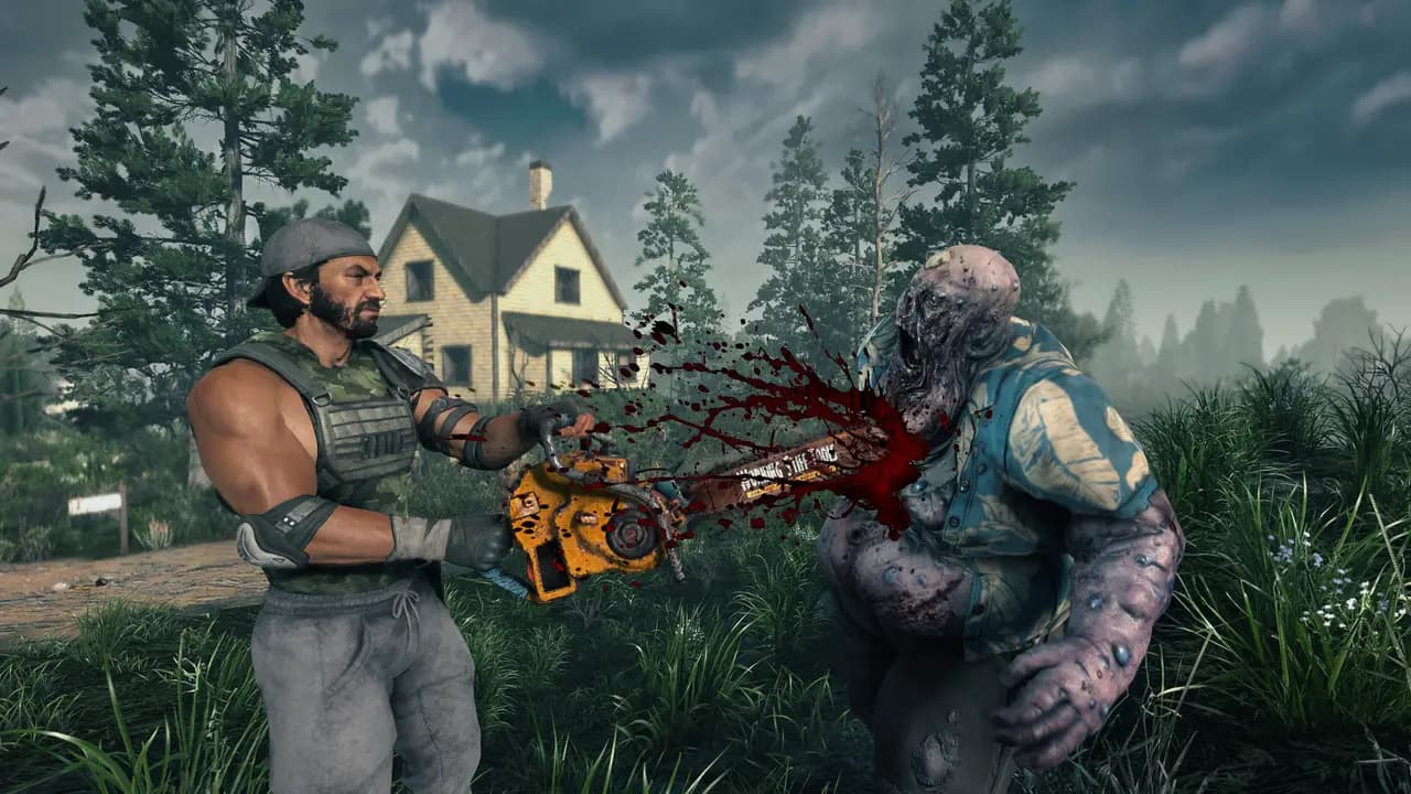 7 Days to Die-ის სათამაშო კადრი თამაშის მიმდინარეობისას.