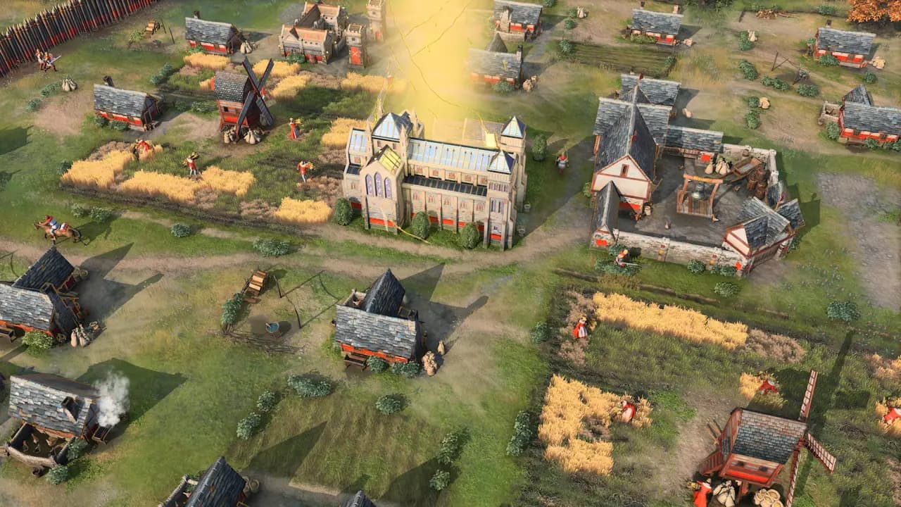 Age of Empires IV: Anniversary Edition-ის სათამაშო კადრი თამაშის მიმდინარეობისას.