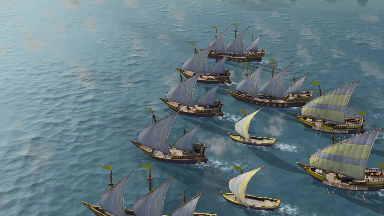 Age of Empires IV: Anniversary Edition-ის სათამაშო კადრი თამაშის მიმდინარეობისას.