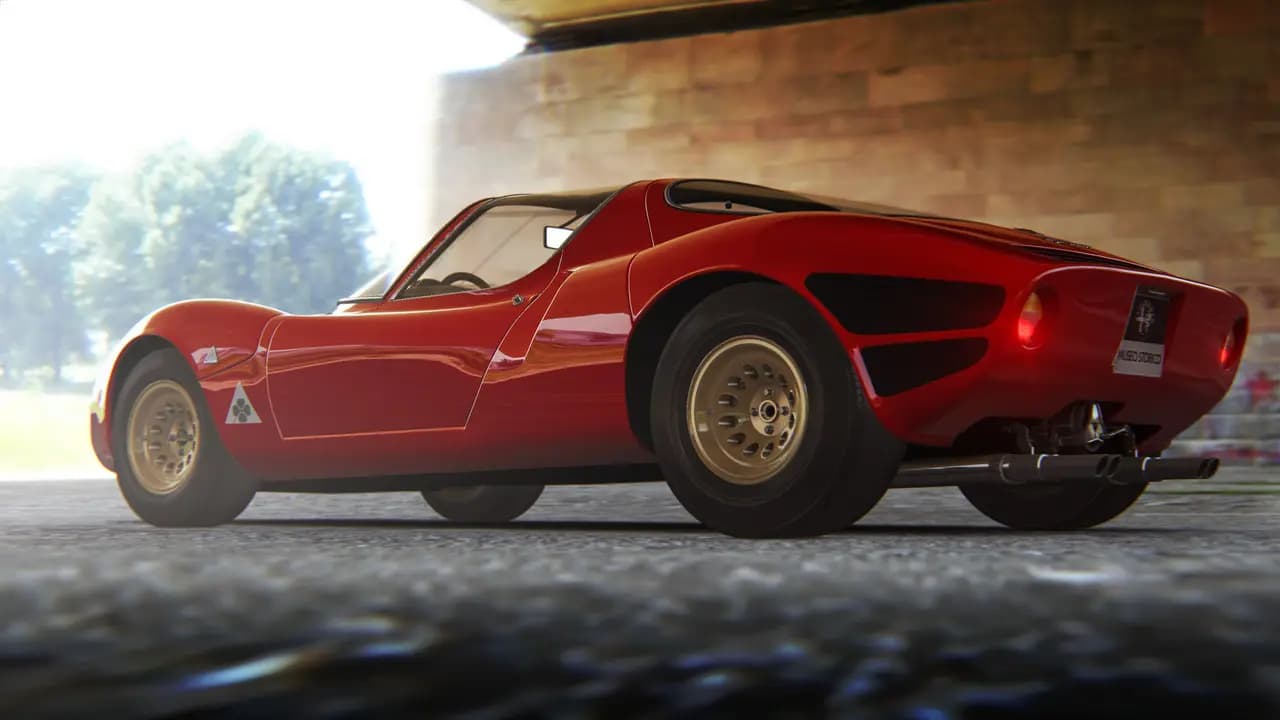 Assetto Corsa-ის სათამაშო კადრი თამაშის მიმდინარეობისას.