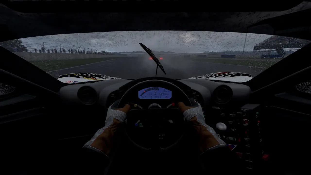 Automobilista 2-ის სათამაშო კადრი თამაშის მიმდინარეობისას.