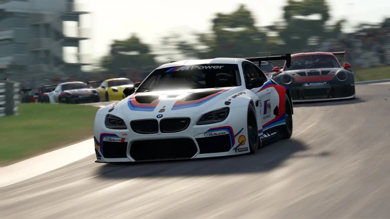 Automobilista 2-ის სათამაშო კადრი თამაშის მიმდინარეობისას.