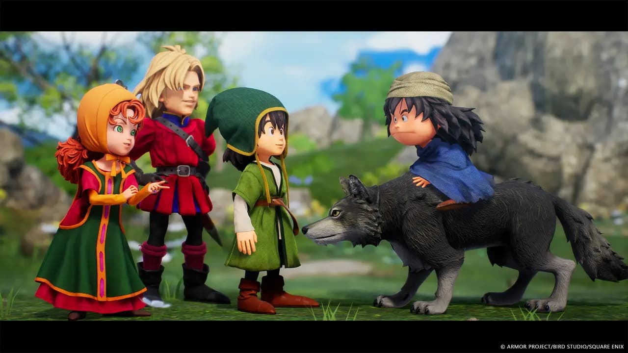 DRAGON QUEST VII Reimagined-ის სათამაშო კადრი თამაშის მიმდინარეობისას.