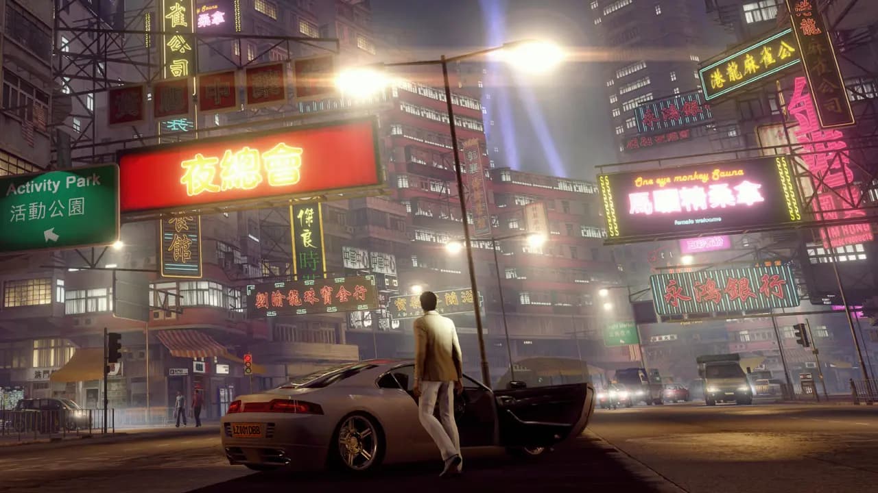 Sleeping Dogs: Definitive Edition-ის სათამაშო კადრი თამაშის მიმდინარეობისას.