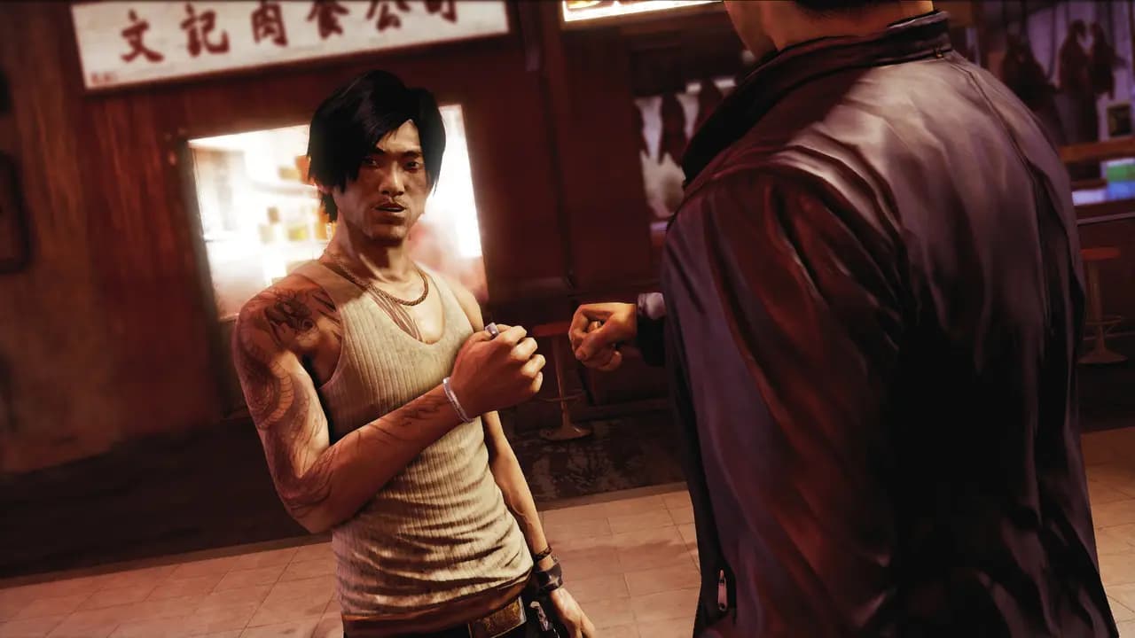 Sleeping Dogs: Definitive Edition-ის სათამაშო კადრი თამაშის მიმდინარეობისას.