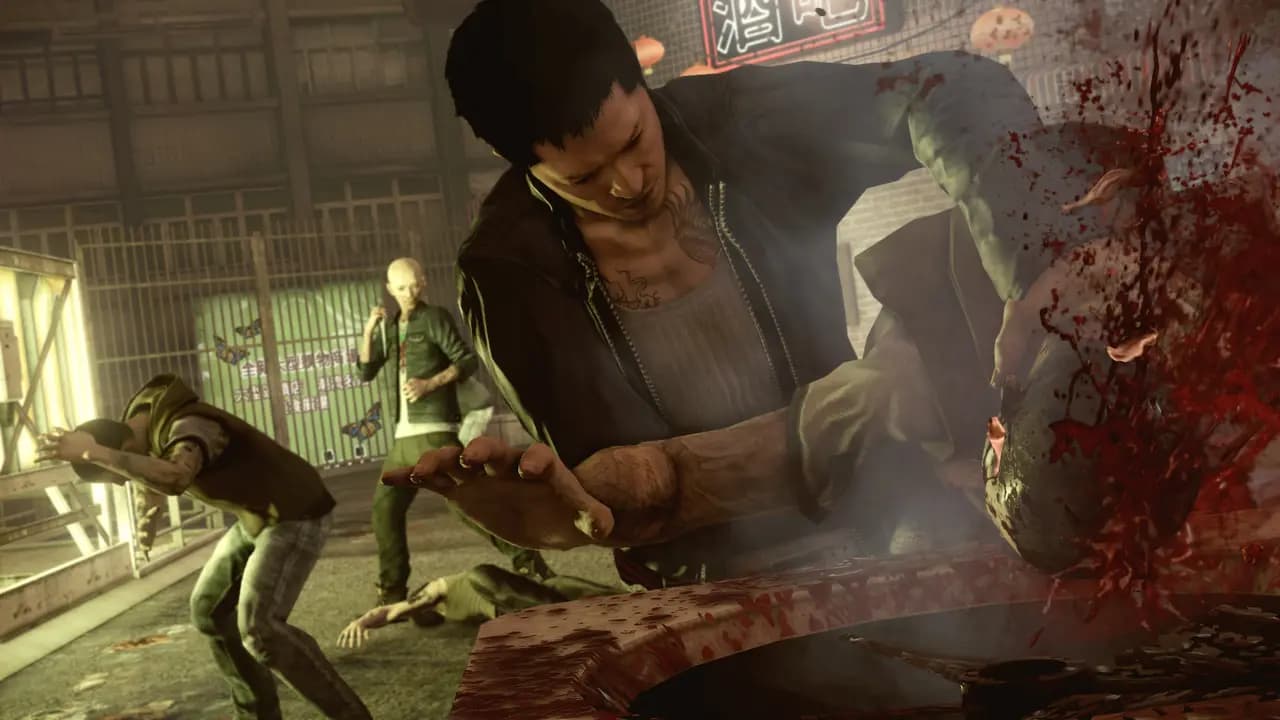 Sleeping Dogs: Definitive Edition-ის სათამაშო კადრი თამაშის მიმდინარეობისას.