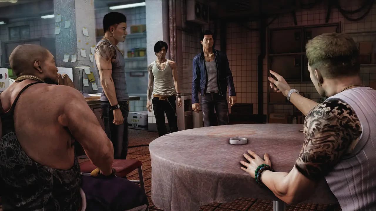 Sleeping Dogs: Definitive Edition-ის სათამაშო კადრი თამაშის მიმდინარეობისას.