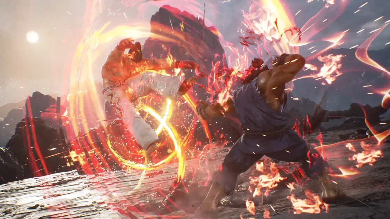 TEKKEN 7-ის სათამაშო კადრი თამაშის მიმდინარეობისას.
