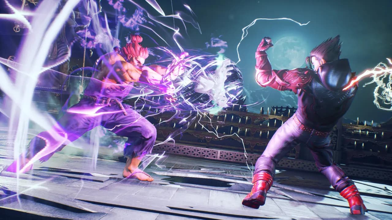 TEKKEN 7-ის სათამაშო კადრი თამაშის მიმდინარეობისას.