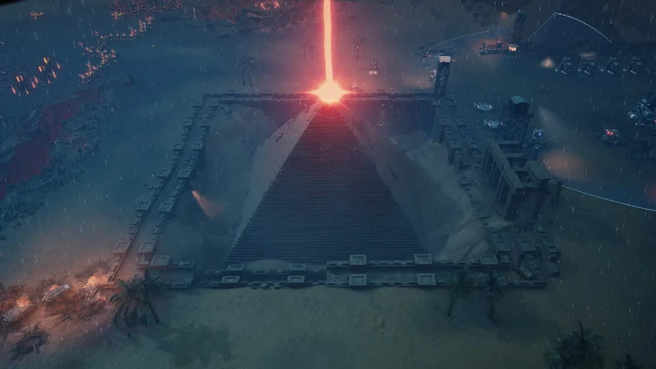 Tempest Rising-ის სათამაშო კადრი თამაშის მიმდინარეობისას.