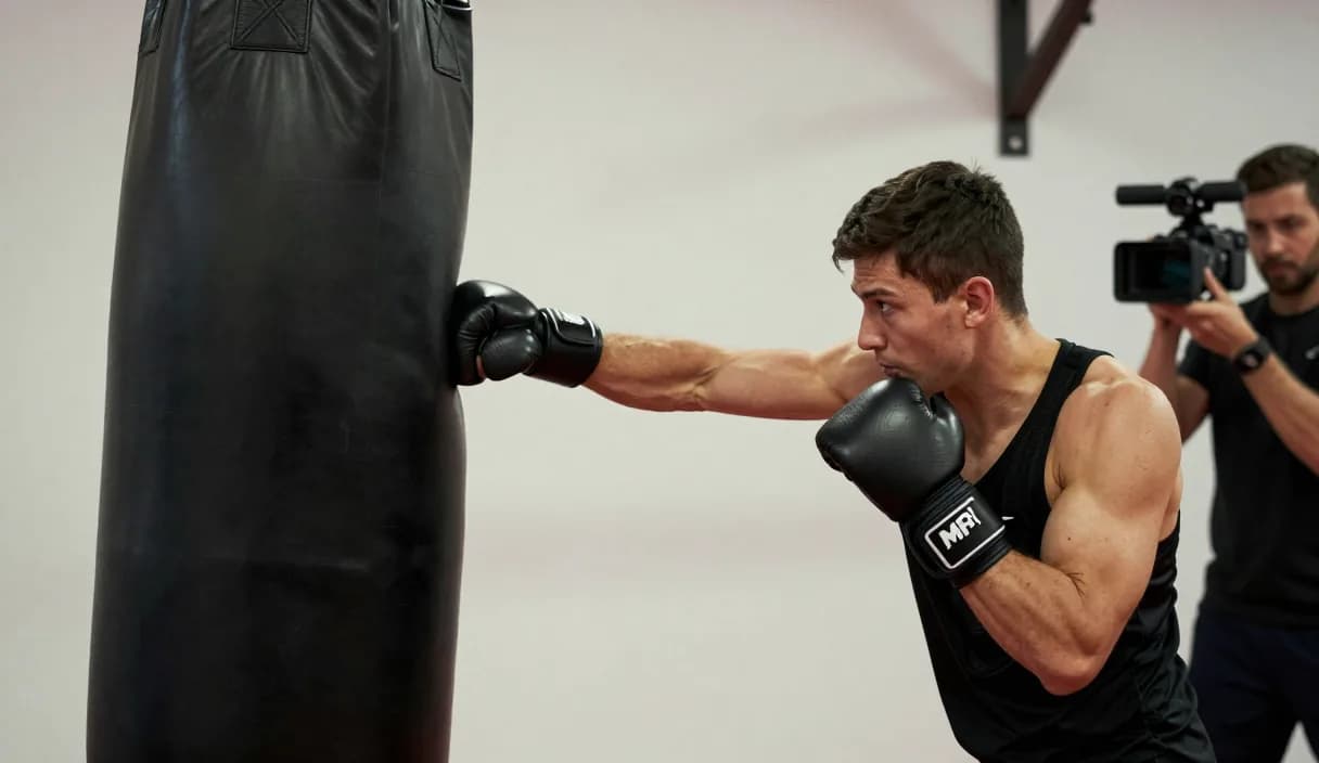 MMA-ის სტრიმი ვარჯიშით დარბაზში