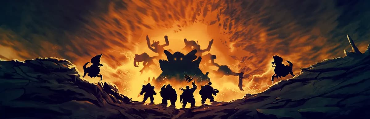 Deep Rock Galactic: Rogue Core-ის ოფიციალური არტი. ჟანრი ექშენი, სტუდია Ghost Ship Games.