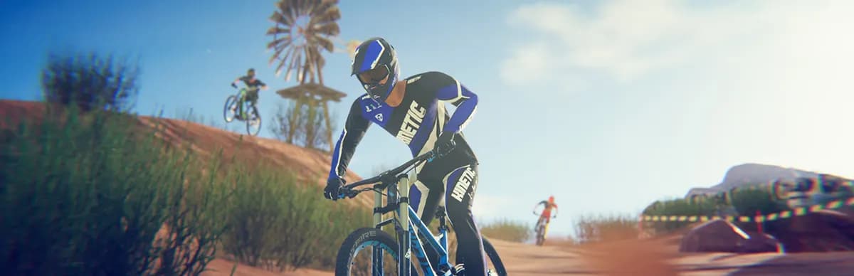 Descenders-ის ოფიციალური არტი. ჟანრი ექშენი, სტუდია RageSquid.
