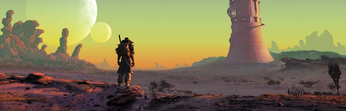 Kenshi-ის ოფიციალური არტი. ჟანრი ექშენი, სტუდია Lo-Fi Games.