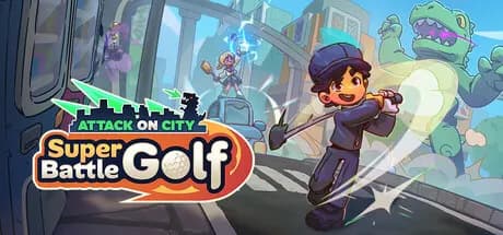 Super Battle Golf-ის ოფიციალური არტი. ჟანრი მსუბუქი, სტუდია Brimstone.